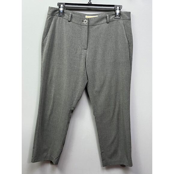 Michael by Michael Kors cropped gray dress‎ pants size 6 PETITE - Picture 1 of 5